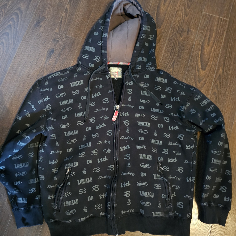 RARE Shady Ltd zip up hoodie. Size large